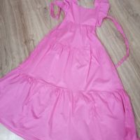 Лятна рокля с гол гръб Розова , снимка 1 - Рокли - 45091997