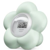Цифров термометър за стая и баня с дигитален дисплей Philips AVENT SCH480/00 Бебета, снимка 3 - Други стоки за дома - 45431334