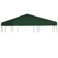 vidaXL Покривало за шатра, резервно, зелено, 310 гр/м², 3х3 м（SKU:40876, снимка 1 - Спални и легла - 45767045