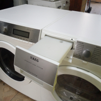 Комплект пералня и сушилня с термопомпа Aeg Protex Plus 8кг A+++  2 години гаранция!, снимка 8 - Перални - 44984742