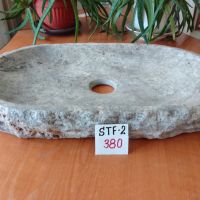 Каменна мивка от силвър травертин, снимка 1 - Мивки - 45318984