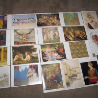 29 пощенски картички с рисунки, снимка 1 - Други ценни предмети - 45158110