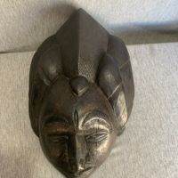   дървена  африканска маска , снимка 7 - Статуетки - 45268336
