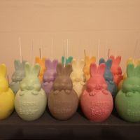 Свещи * яйца, зайчета, снимка 4 - Декорация за дома - 45510120