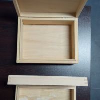Дървени кутии бяла заготовка, снимка 2 - Други стоки за дома - 45903457