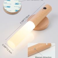 Нова Преносима магнитна LED нощна лампа, зареждаща се светлина за стая, снимка 3 - Лед осветление - 45864583