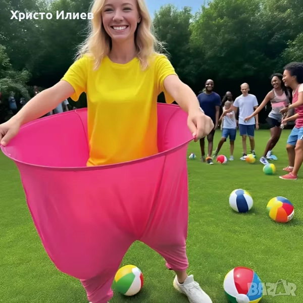 Забавна игра за ловене на топки с гащи за детско парти парти център рожден ден, снимка 1