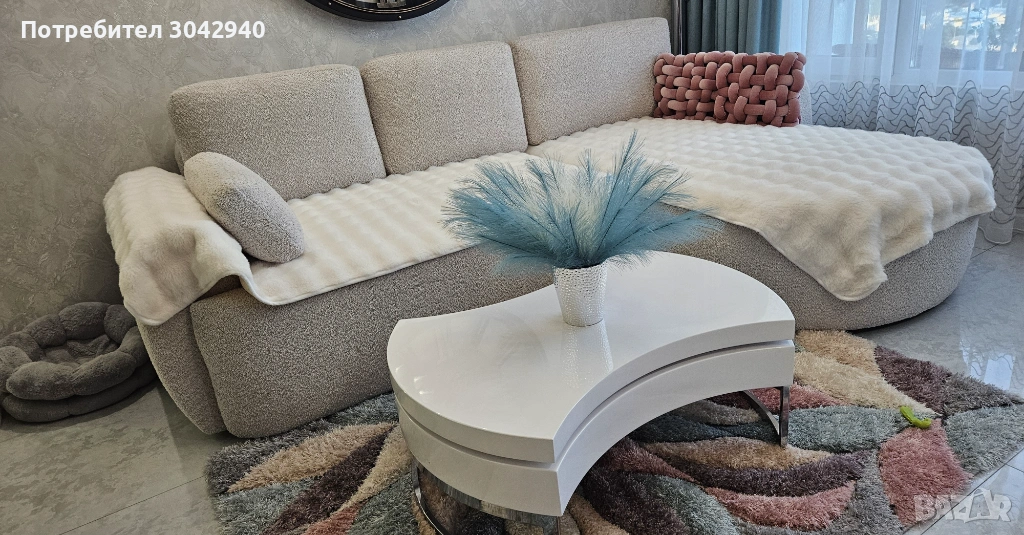 Нов диван-легло с ракла за съхранение, снимка 1