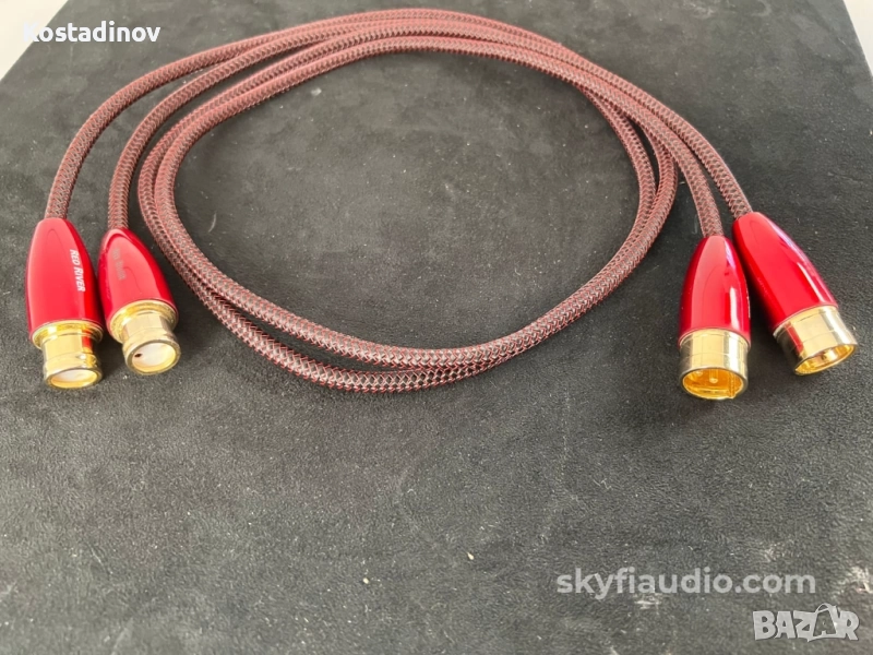 Кабел AudioQuest Red River XLR - 100 см, снимка 1