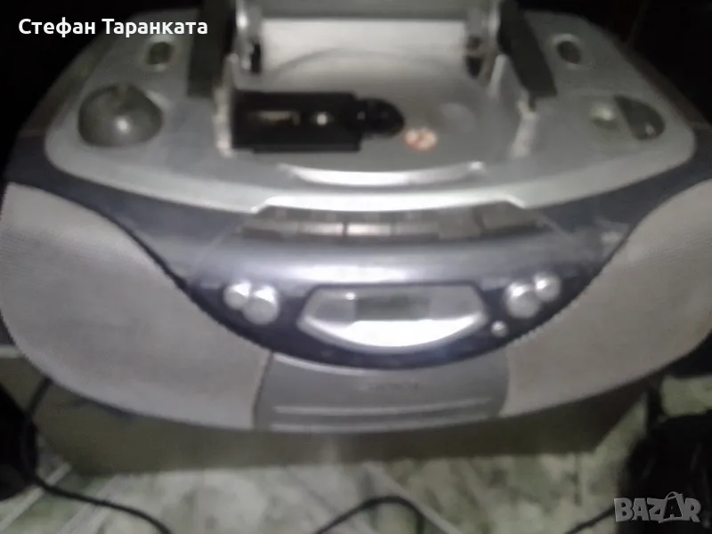 радио приемник касетофон и CD player , снимка 1