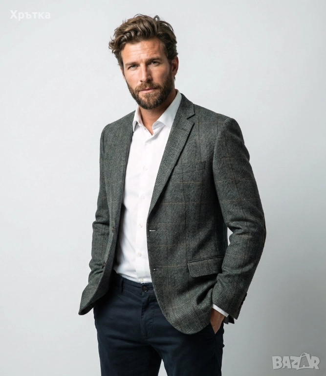 Tom Rusborg - Мъжко сако от 100% коприна размер 50 / M, снимка 1