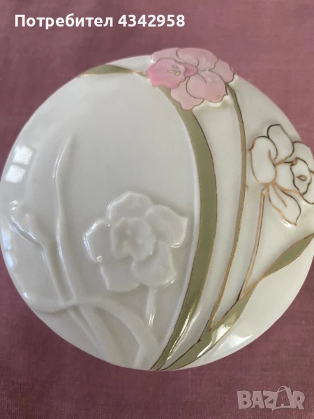 Порцеланова кутия за бижута. Германия, снимка 1