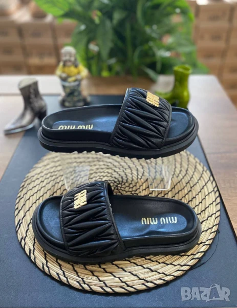 Miu Miu дамски чехли Два цвята , снимка 1