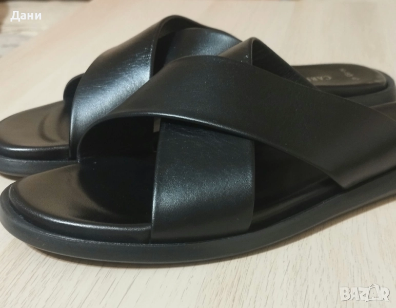 Мъжки чехли от естествена кожа. 47,5, снимка 1