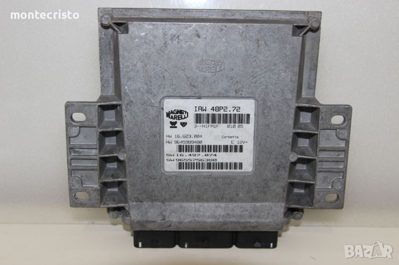 Моторен компютър ECU Citroen C3 (2002-2010г.) IAW 48P2.72 / IAW48P272 / 9655756380, снимка 1