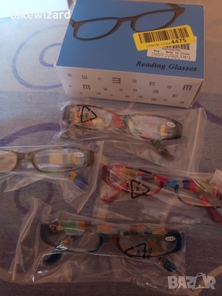 Очила за четене комплект 4 броя +2.00 НОВИ, снимка 1