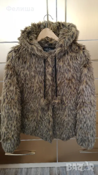 Мекично и Топло Палтенце с Косъм Atmosphere Leopard / Леопардов Десен  , снимка 1