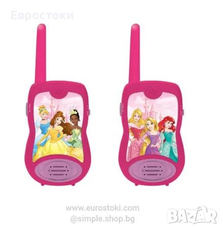 Комплект Уоки Токи Lexibook Disney Princess Walkie-Talkie, детско уоки токи Принцеси Дисни, снимка 1