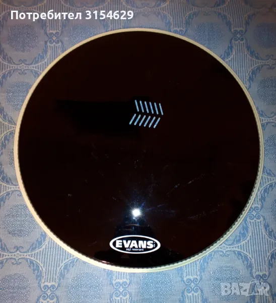 20"-Резо кожа EVANS EQ2 RESONANT-40 лв, снимка 1