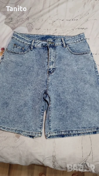 Нови дамски дънкови къси панталони , снимка 1