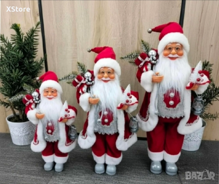 Коледна фигура Дядо Коледа – създай празнично настроение у дома! 50/70/90 см., снимка 1