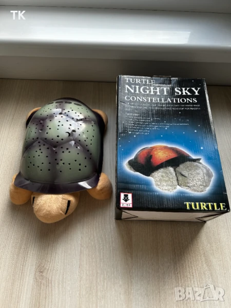 Продавам детска музикална нощна лампа Костенурка, снимка 1