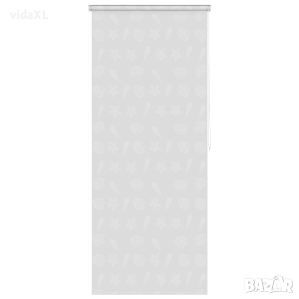 vidaXL Ролетна щора за баня, 100x240 см, морски звезди（SKU:142860​）, снимка 1