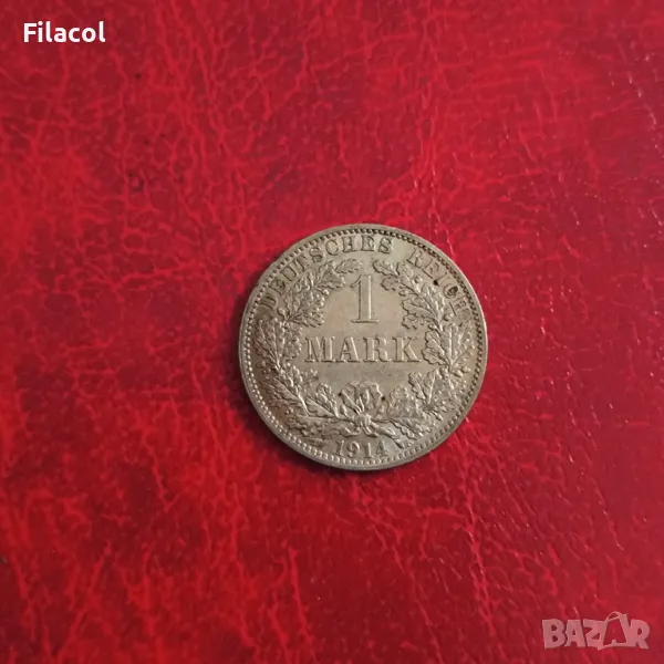 Германия 1 марка 1914  'A' - Берлин, снимка 1