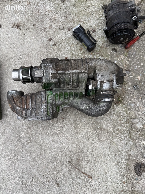 Компресор за Mercedes CLK 209 (M271) с тунинг шайба., снимка 1