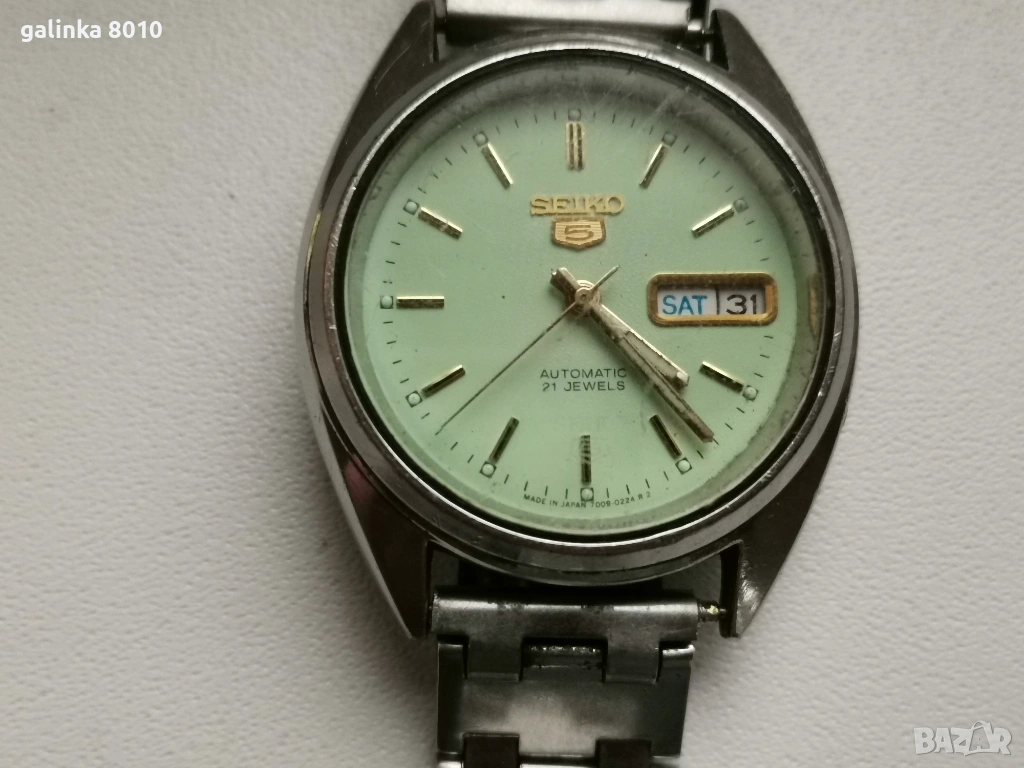 Мъжки работещ часовник Сейко, снимка 1