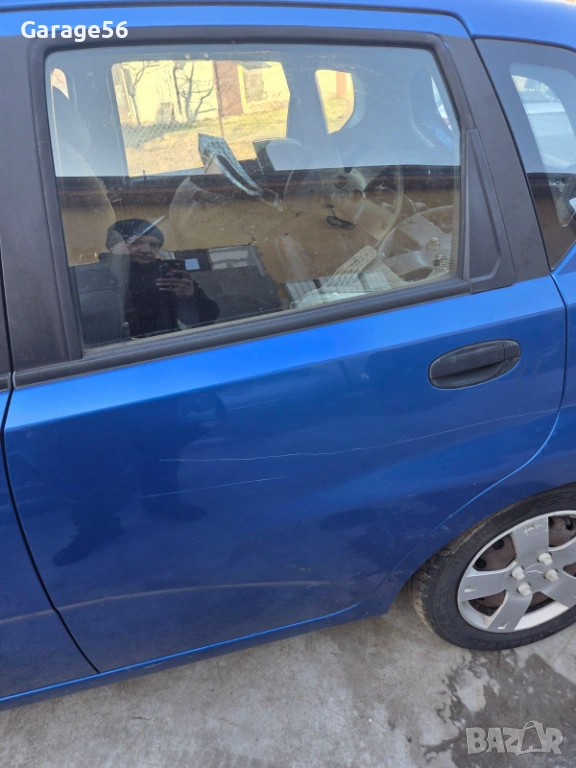 Задна лява врата за Chevrolet Aveo хечбек 2010г.-необорудвана , снимка 1