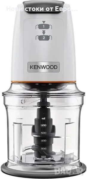 Kenwood EasyChop CHP61.000WH Чопър с четири остриета 0,5 л. Купа,2 скорости,ледоразбивач, 500 W, снимка 1