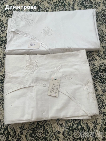 Чаршафи /плик, торба/, чаршаф с бродерия, снимка 1