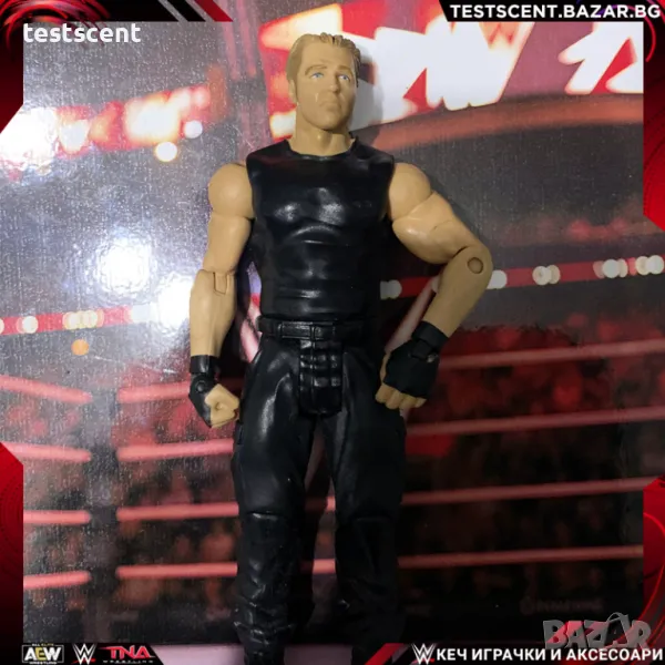 Екшън фигура WWE Jon Moxley Dean Ambrose Дийн Амброуз Basic играчка WWE AEW The Shield, снимка 1