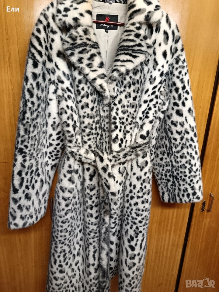Палто леопардов десен, снимка 1