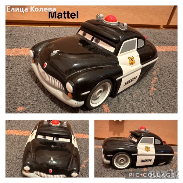 Шерифа от Колите/ The Cars Mattel кола на батерии съв звук и движение, снимка 1