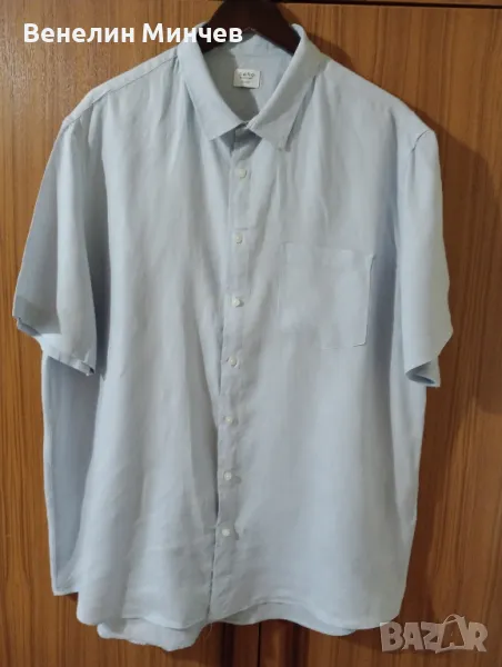 Мъжка ленена риза, снимка 1