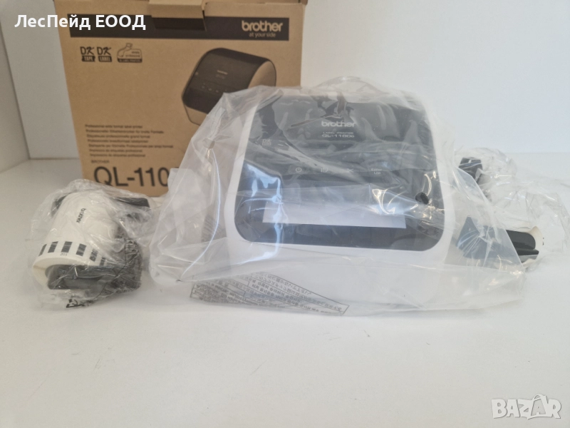 Термопринтер Brother QL-1100C, 300x300 dpi, бял, USB 2.0, снимка 1