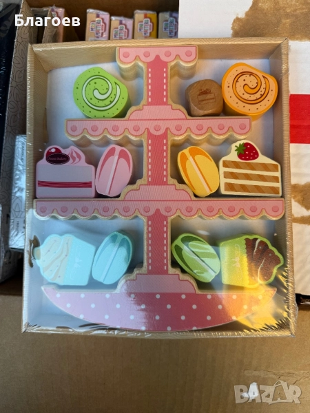 Образователна игра CARDSPLITTER, баланс игра, 14 елемента, розова, за деца 3+, снимка 1