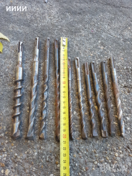 Свредло за бетон 10 бр SDS plus, снимка 1