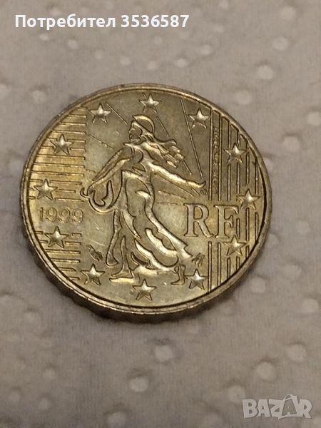 10 Евро Цент 1999г., снимка 1