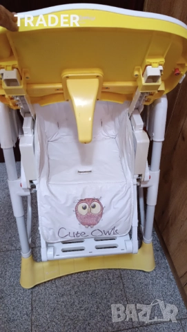 Детско столче стол за хранене Lorelli Primo Yellow Cute Owls, снимка 5 - Столчета за хранене - 41058288