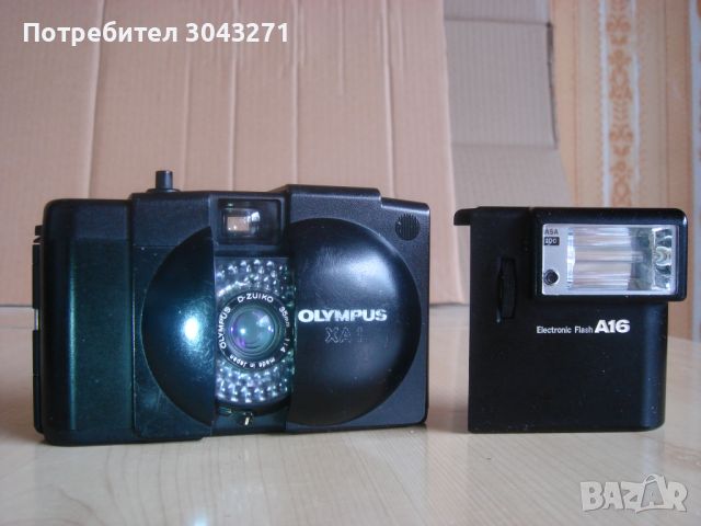 OLYMPUS XA 1 и светкавица, снимка 1 - Фотоапарати - 45963909