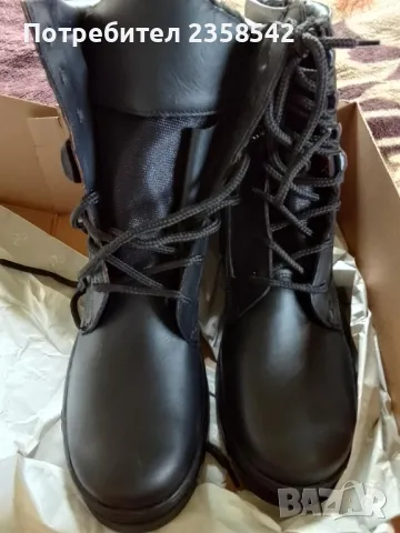 кожени полицейски боти-нови-42 ном, снимка 3 - Маратонки - 49811224