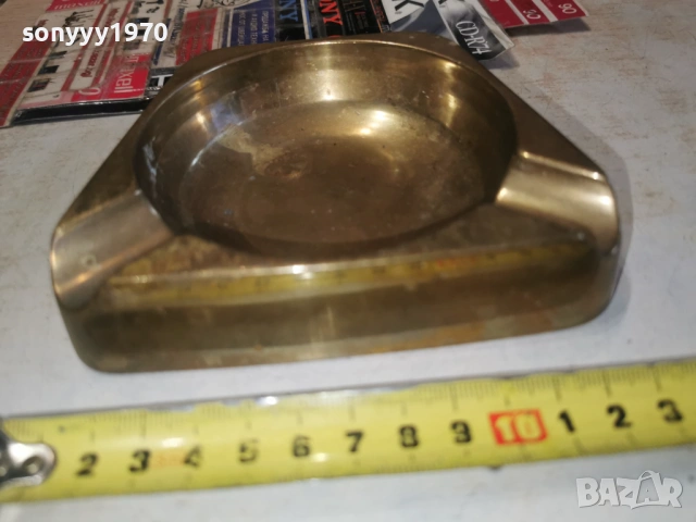 МАСИВЕН ПЕПЕЛНИК-МЕД/МЕСИНГ 2303261700LCHERY1, снимка 16 - Антикварни и старинни предмети - 53948859