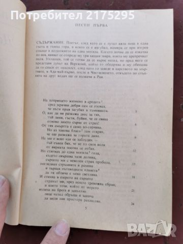 Данте Алегиери-"АД"-поема-изд.1985г., снимка 3 - Художествена литература - 46672771