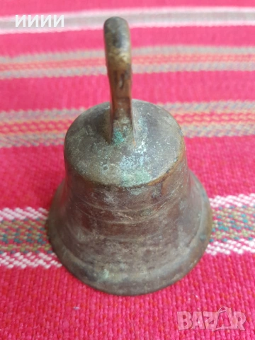 Бронзова камбана звънец, снимка 2 - Антикварни и старинни предмети - 53694681