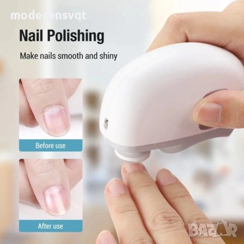 Електрическа нокторезачка и пила за нокти 3в1, снимка 3 - Продукти за маникюр - 53736604