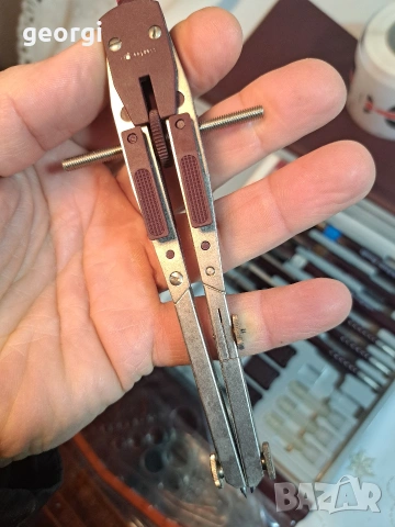 комплект прибори за чертане пергел и рапидографи Rotring HI Tech 33/1, снимка 13 - Други услуги - 53377270