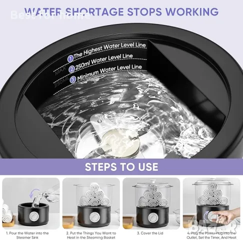  Уред за нагряване и стерилизация на кърпи Potue, снимка 6 - Други - 49772071